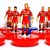 Subbuteo Andrew Table Soccer Belgium Euro 1984 on Classic Hasbro bases